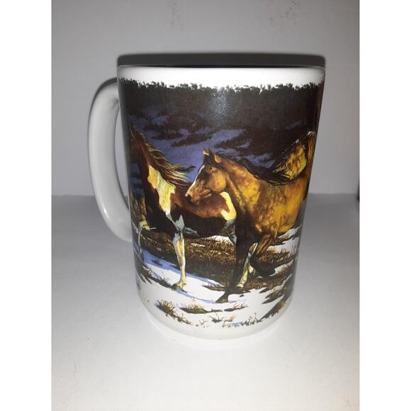 3 Horse Mugs by E. Cummings Coffee, Tea , Hot cocoa Mug Cup - Picture 6 of 12